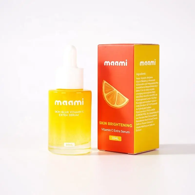 2023 Private label korean organic vit c repaire skin serum facial anti-aging whitening vitamin c skin care serum for face