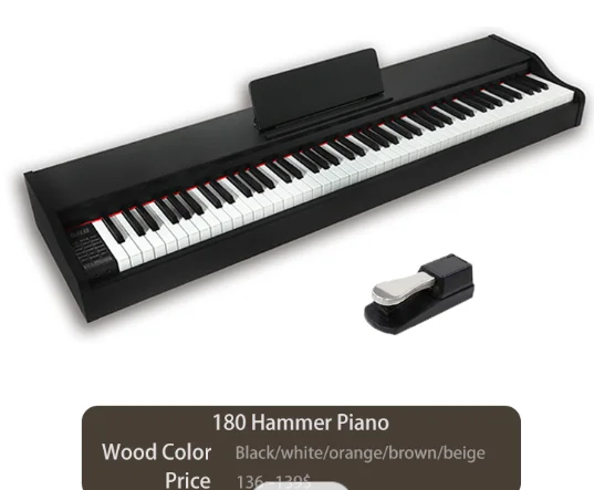 Digital piano 88 weighted keys electronic piano digital keyboard piano