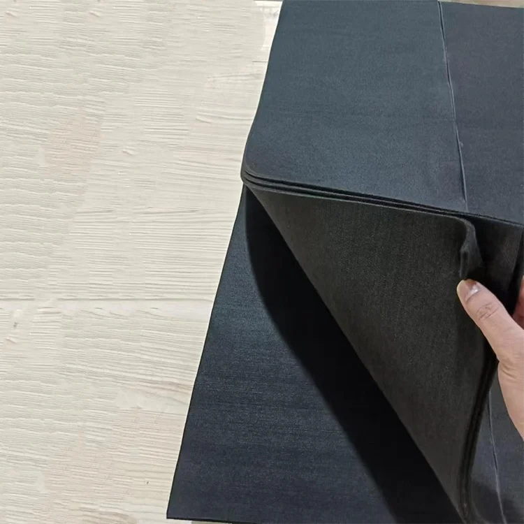 2/5/10/15mm Graphite Carbon Felt Graphite Fiber Felt Used for Electrode Battery Fireproof Blanket Carbon Felt