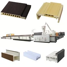 WPC door frame machine wood plastic composite extruder machine