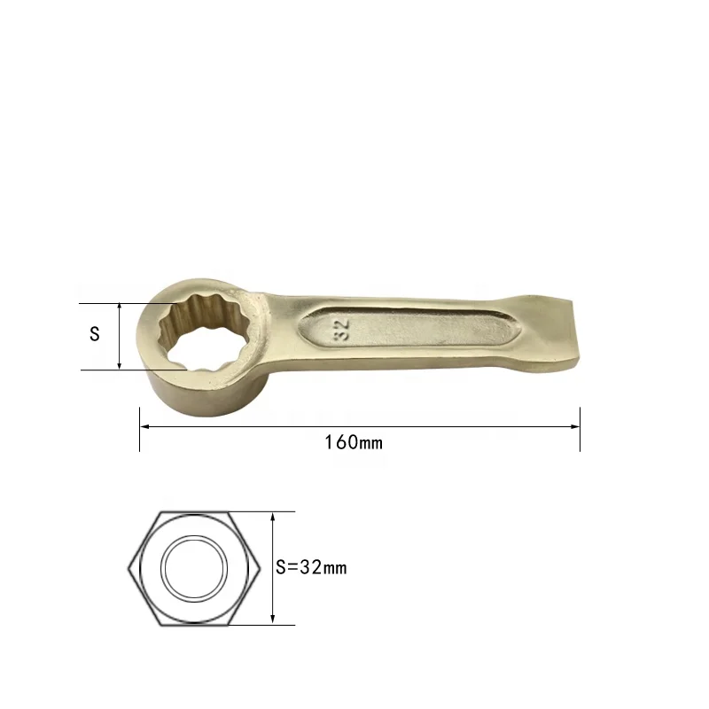 The most popular wholesale high quality STRIKING CONVEX BOX WRENCH specialized thick and heavy more durable