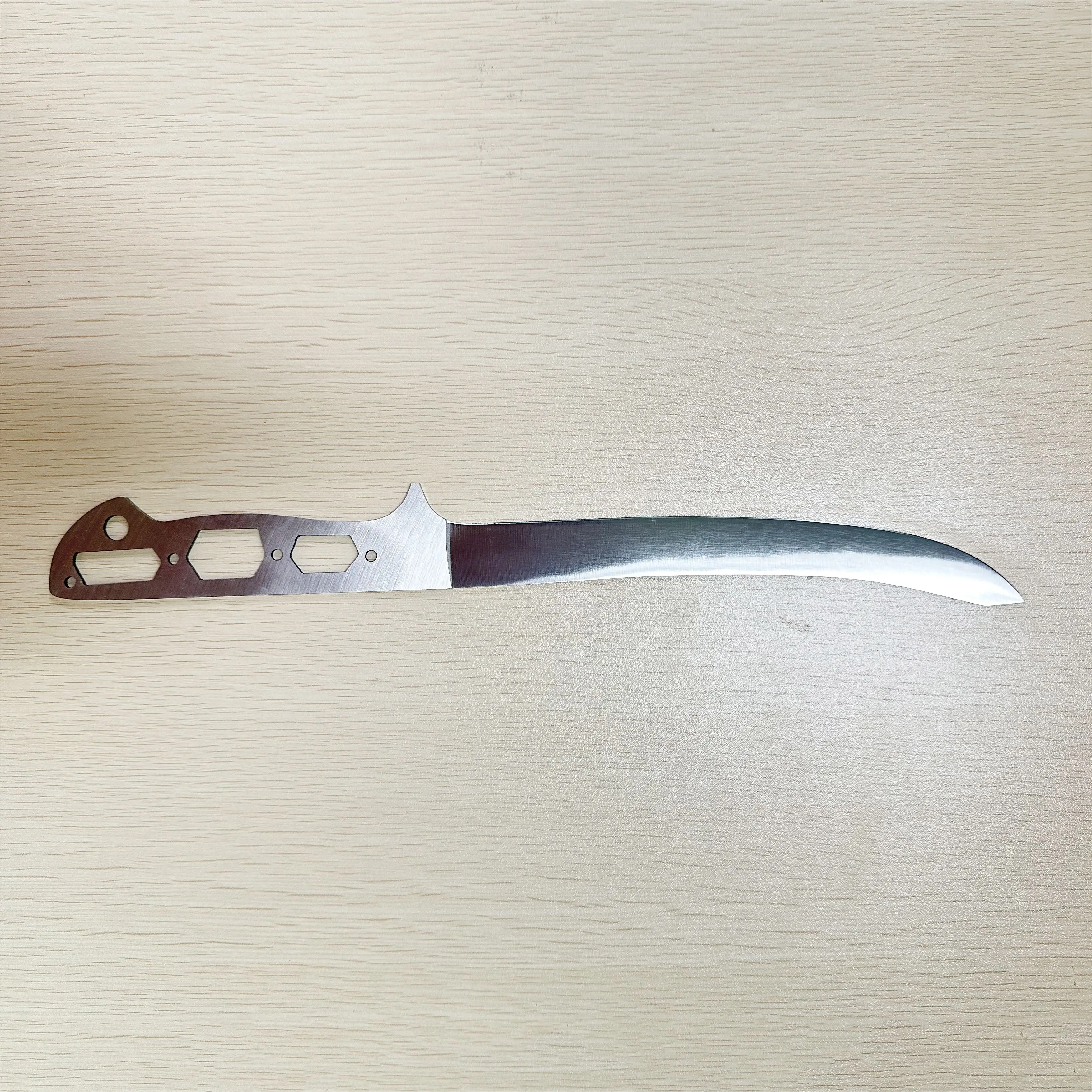 Japanese Black Wood Stainless Steel Handle Fish Shape Fillet Knives Fishing Filet Knife Blade Kit for Fish Cutting