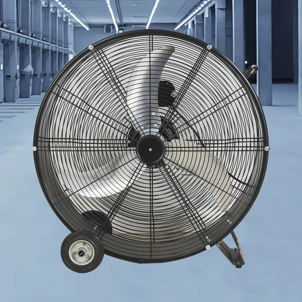 Customized OEM Air Circulation Floor Cooling Fan 24 Inch Commercial Powerful Metal Industrial Floor Fan