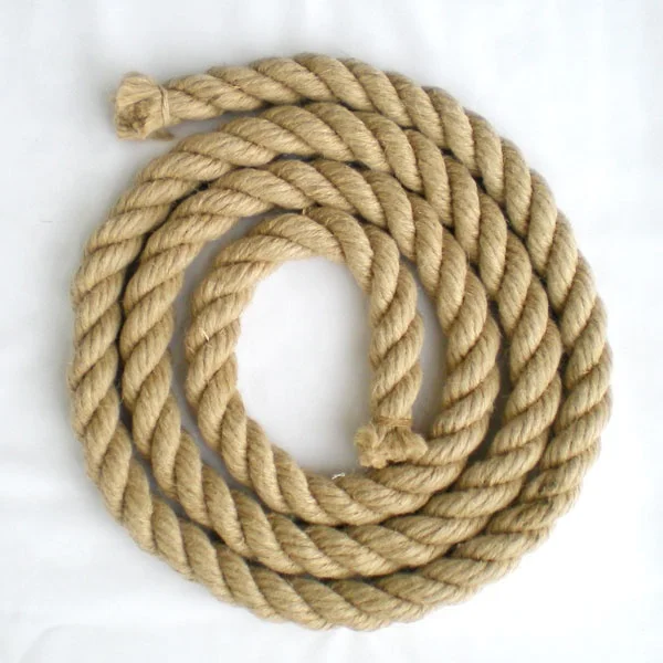 3 strand natural Manila Sisal Jute Packaging rope/hemp