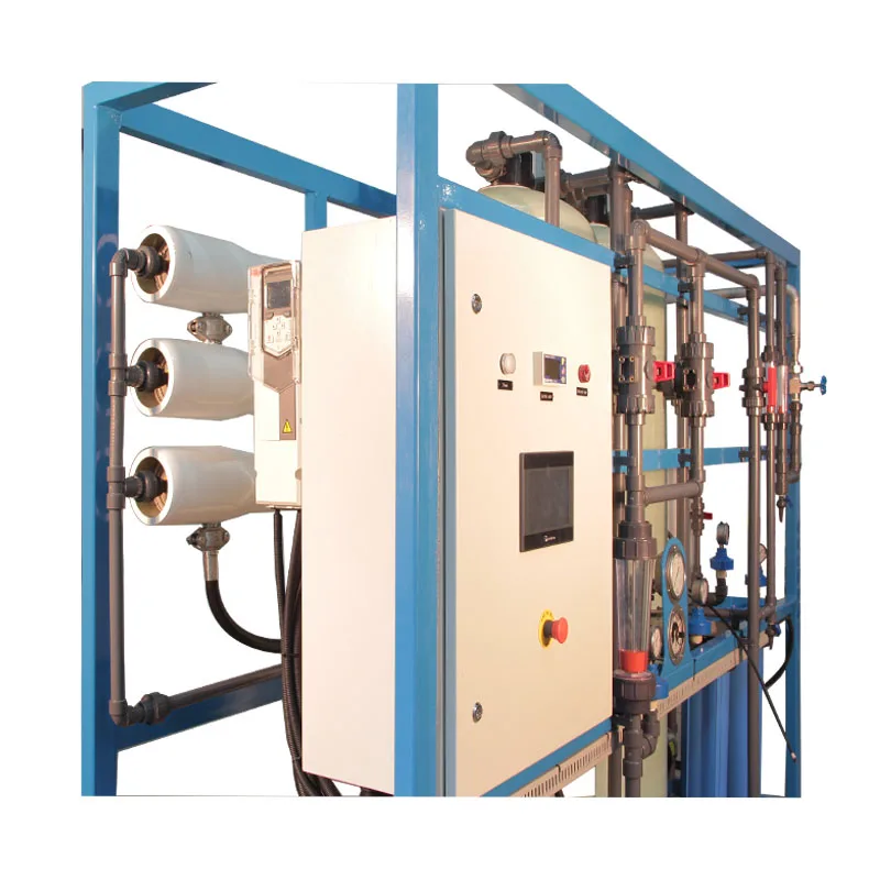 RO seawater desalination skid-mounted container system drinking water treatment for sale