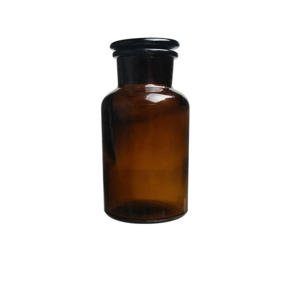 30/60/125/250/500ml Brown Wide-Mouth Reagent Bottle Storage Jar Lab Supplies Wide-Mouth Reagent Bottle Storage Jar Lab Supplies