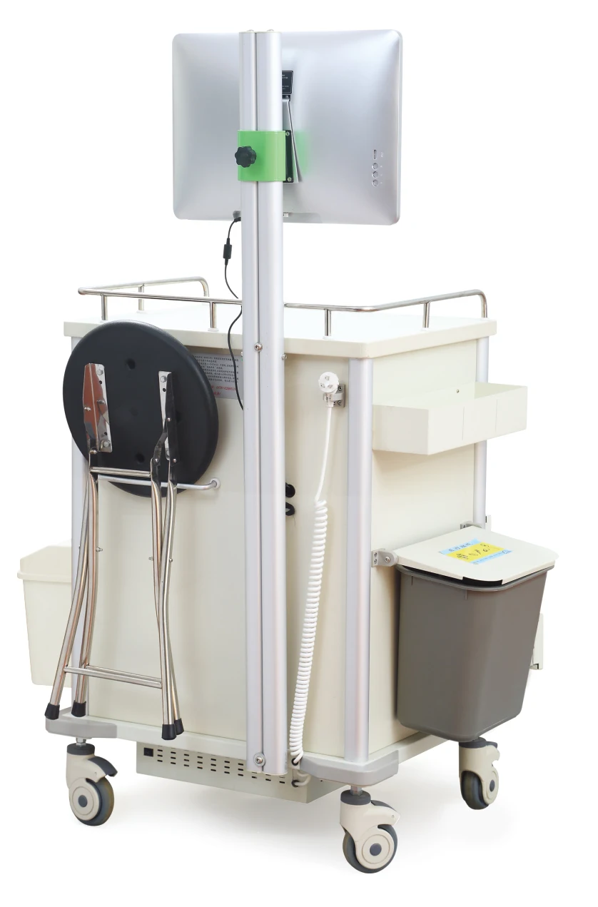 MT MEDICAL Mobile Hospital Workstation Cart Hospital Vehicle Medical Apparatus Medicine Trolley Hospital Equipment
