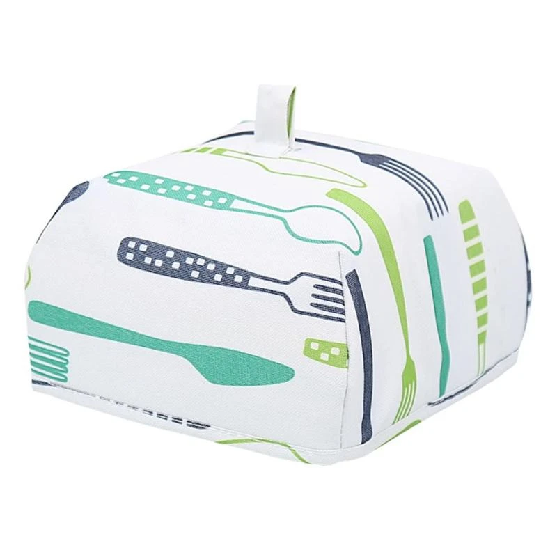 Custom logo foldable reusable food tent thermal insulated umbrella food cover table home use anti fly mosquito meal covers