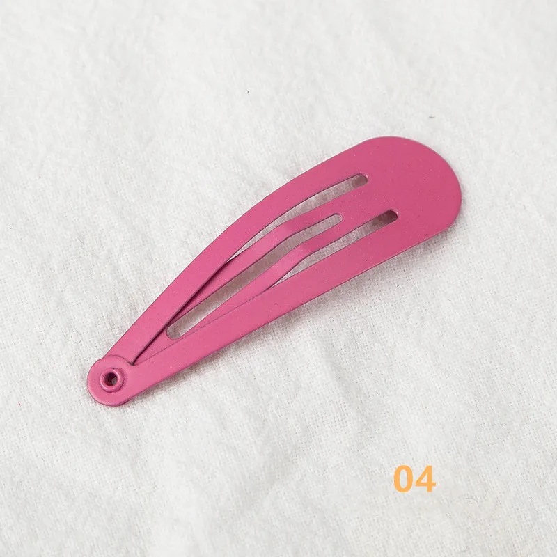 30 цветов металлические заколки для волос матовые 5 см заколки для волос аксессуары для волос для девочек