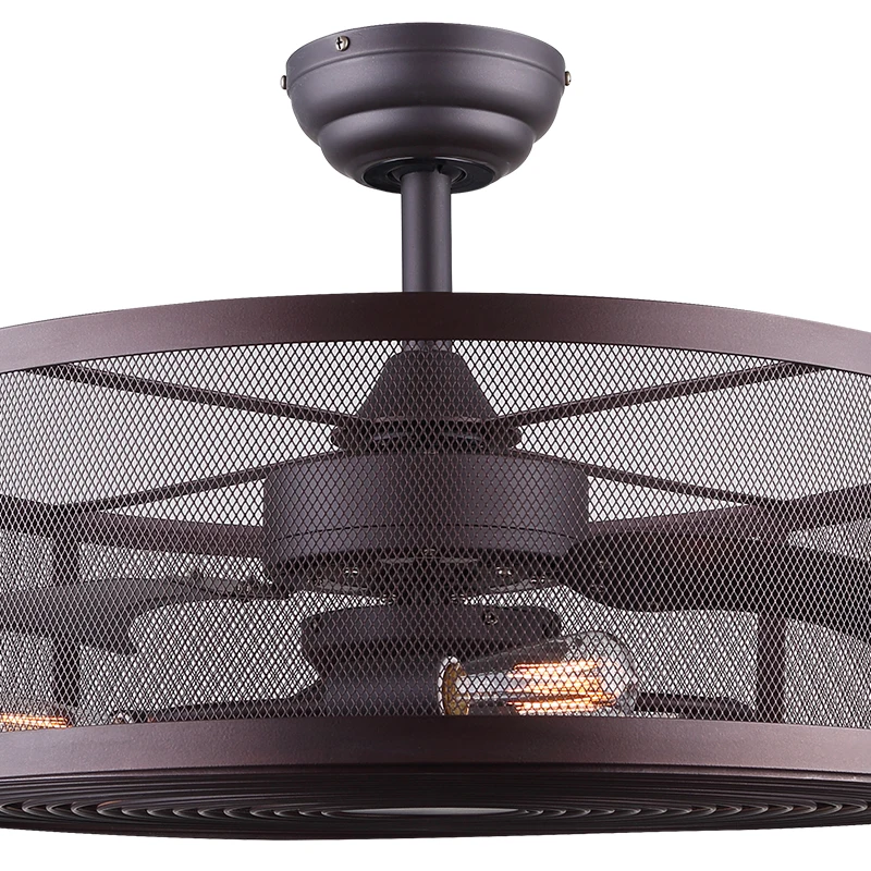 New Design modern cage ceiling fan industrial fancy fan