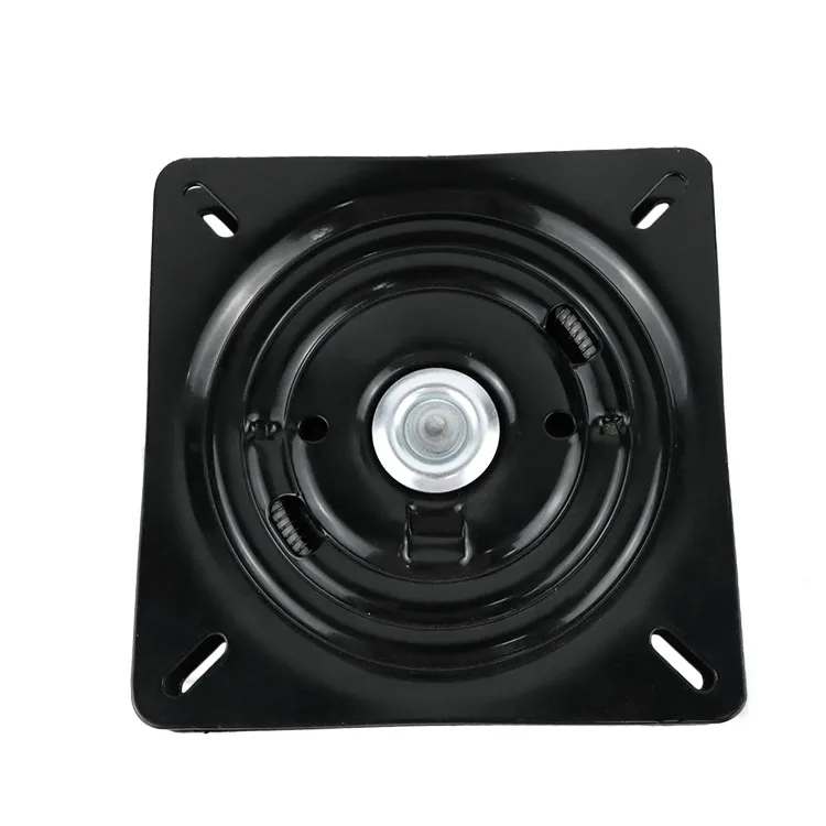 WINSTAR Furniture accessory metal black memory swivel plate180 Degree lazy susan rotating turntable
