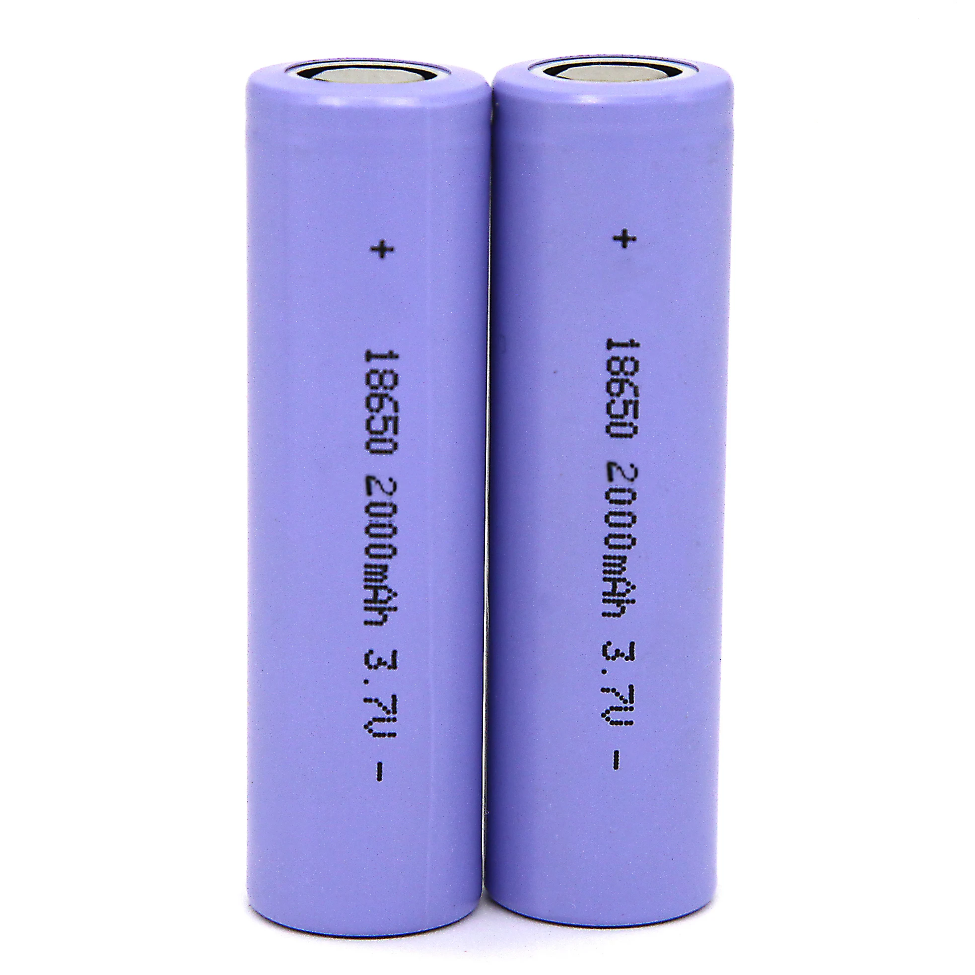 High-low temperature available 18650 Battery Cell Lithium Ion 3.7V 2000mAh 18650 Rechargeable Cell Battery Pack For Toys