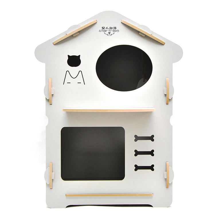 Wholesale luxury big cats villa solid wood pet cat luxury house
