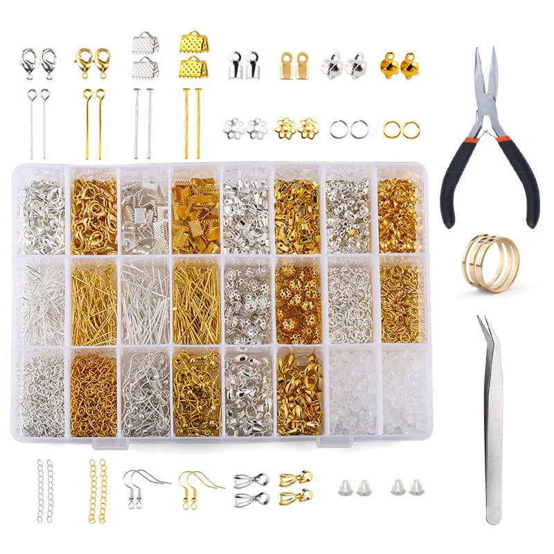 Diy Chain Necklace Gold and Silver ForJewelry Making  Handmade Gold Filled Lobster Slasp Jewelry Components and Accessories