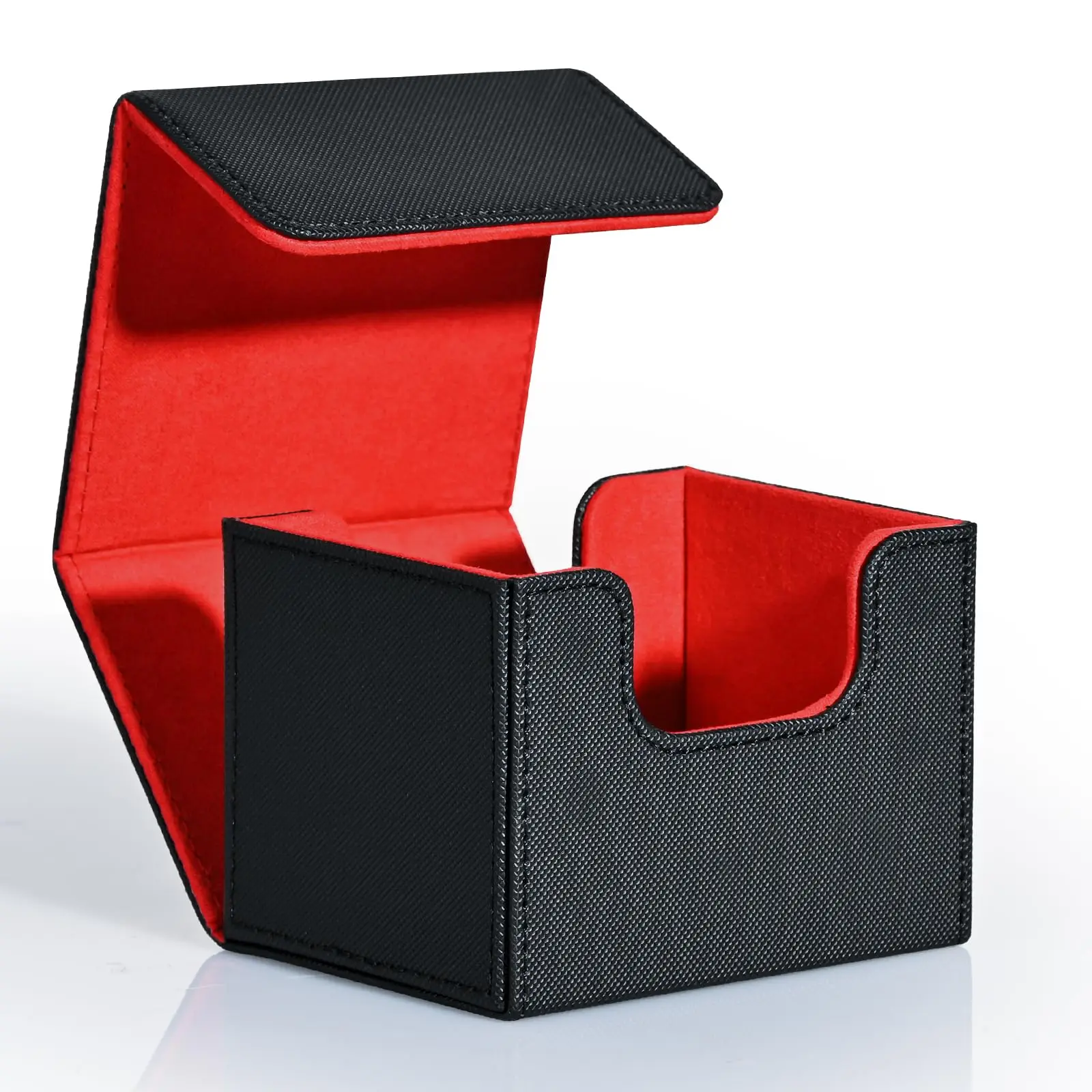 Custom Card Deck Case for Trading Cards Leather Magnetic Closure Commander Card Storage Box Fit for YuGiOh