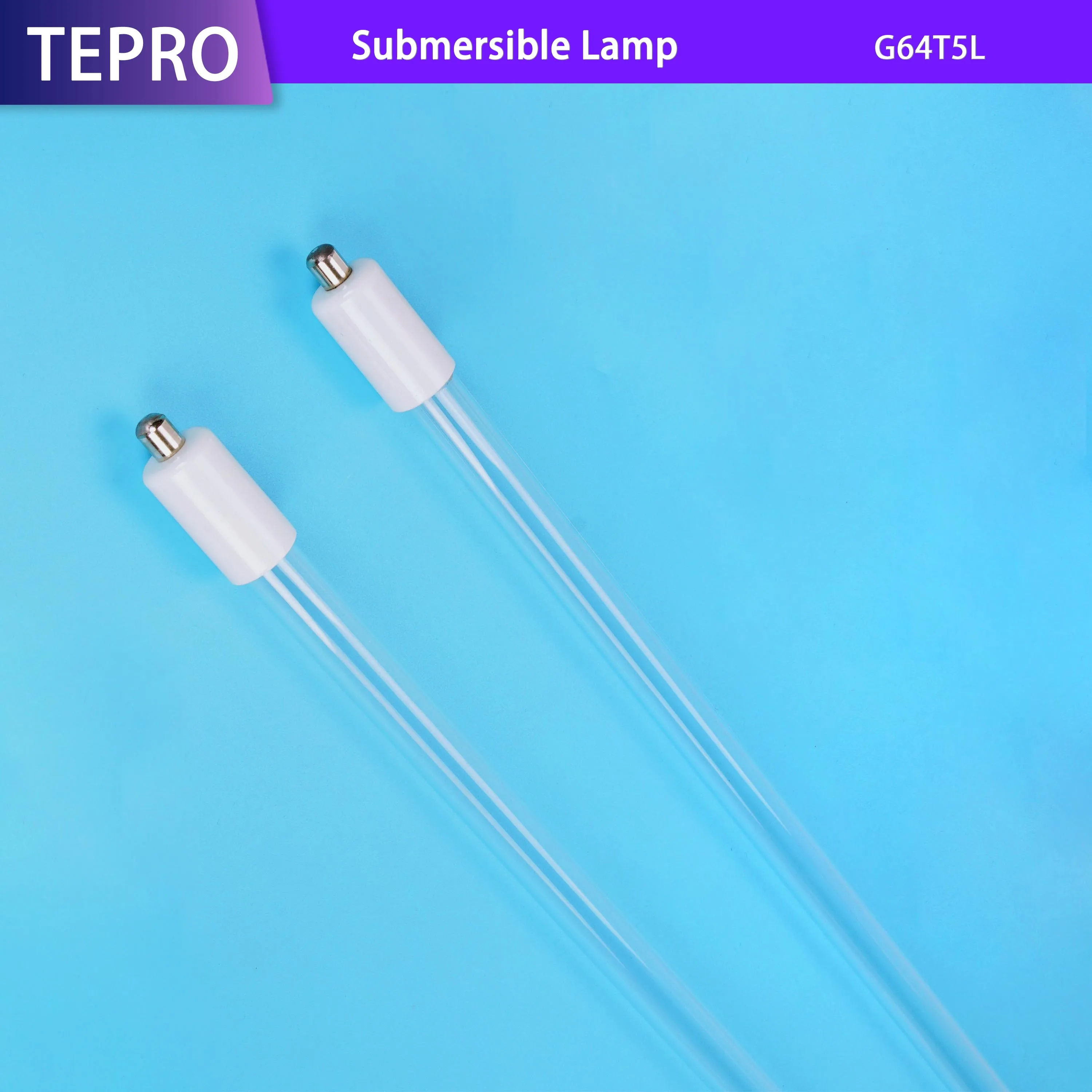 G64T5L 17w 40w 55w 75w 79w Quartz Glass Uvc Ultraviolet Sterilizing Light Double End Single Pin 254nm 185nm Uv Germicidal Lamp