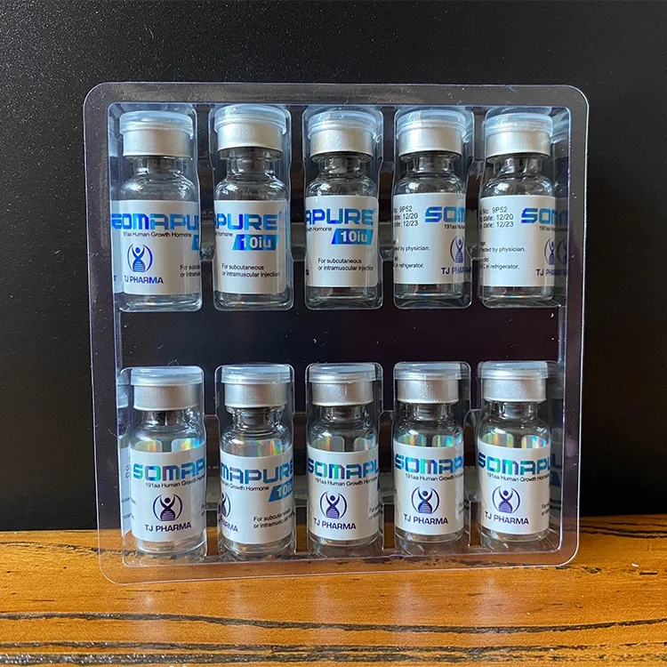 WRD 75 Mini vials packaging label 2ml 3ml ampoules 10 vials each tray hormone pharmaceuticals packaging labels