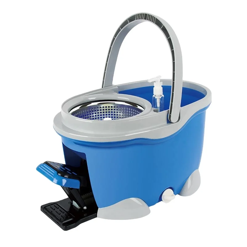 4 Drives 360 Tornado Floor Cleaning Mop With Easy Wring Mop Foot Pedal Bucket