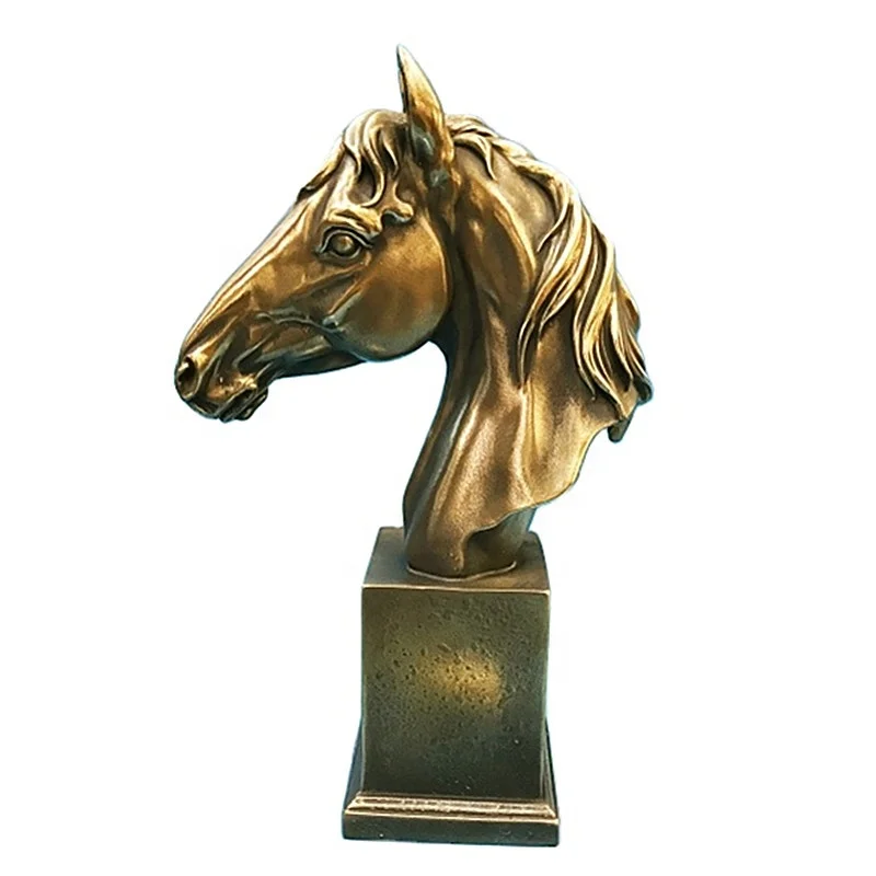 Wholesale Polyresin Horse Art Sculpture Animal Figurine Craft Horse Home Decoration
