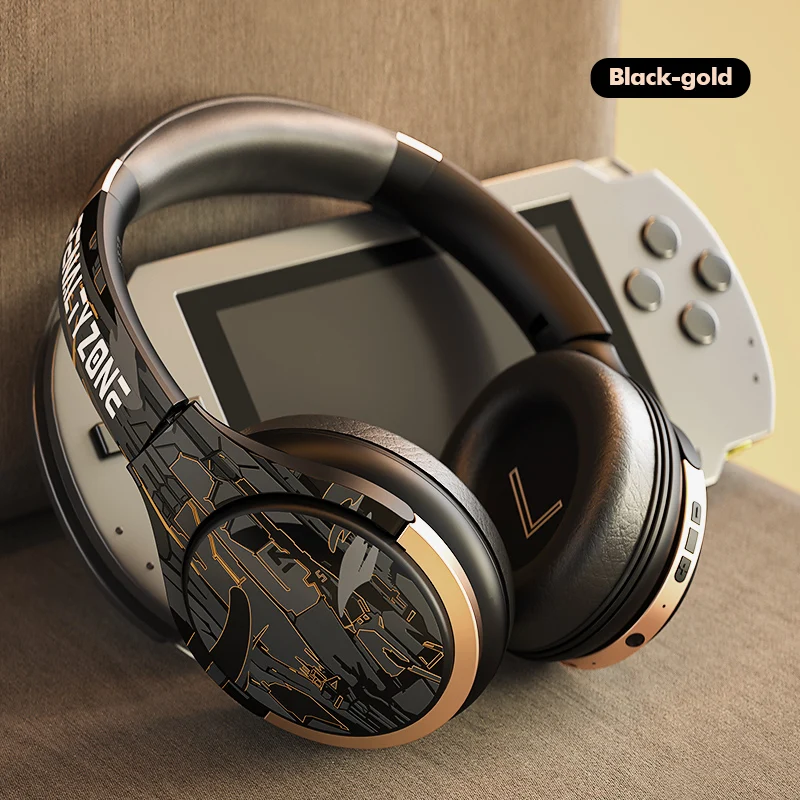 EL-A6 ANC Wireless Headphone OEM Over Ear For Adults Classical DJ Headsets Silent Disco Headphones LED Studio