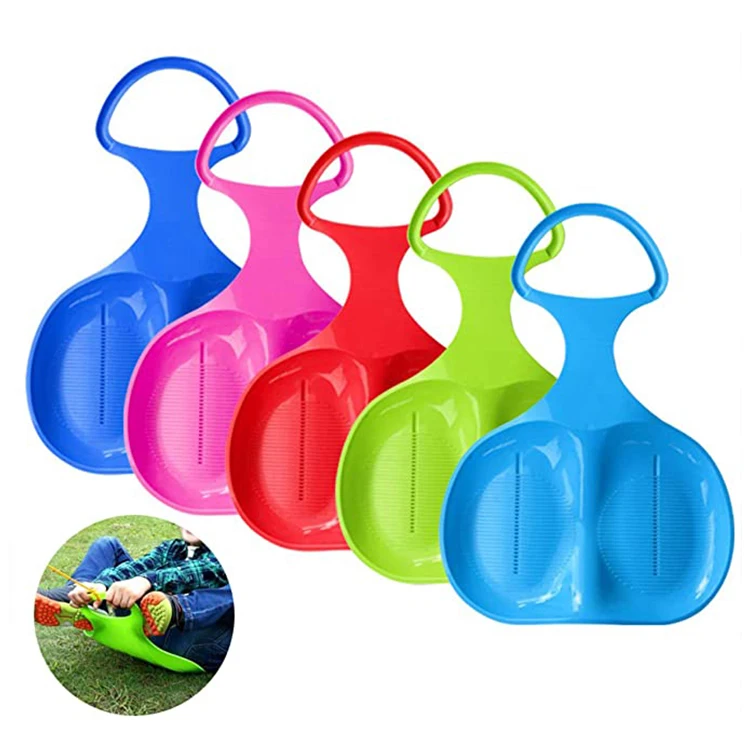 
factory CE kids winter toys small plastic snow sled 