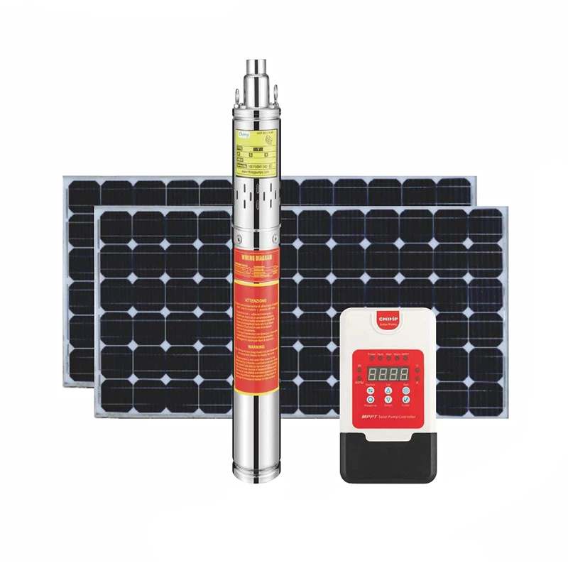 CHIMP DC Solar Water Pumps Brushless Submersible Deep Well Pump