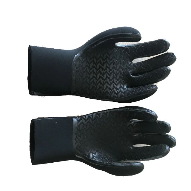 Неопреновые перчатки для подводного костюма, приклеенные Нескользящие эластичные устойчивые к ударам ножом износостойкие теплые регулируемые ремни