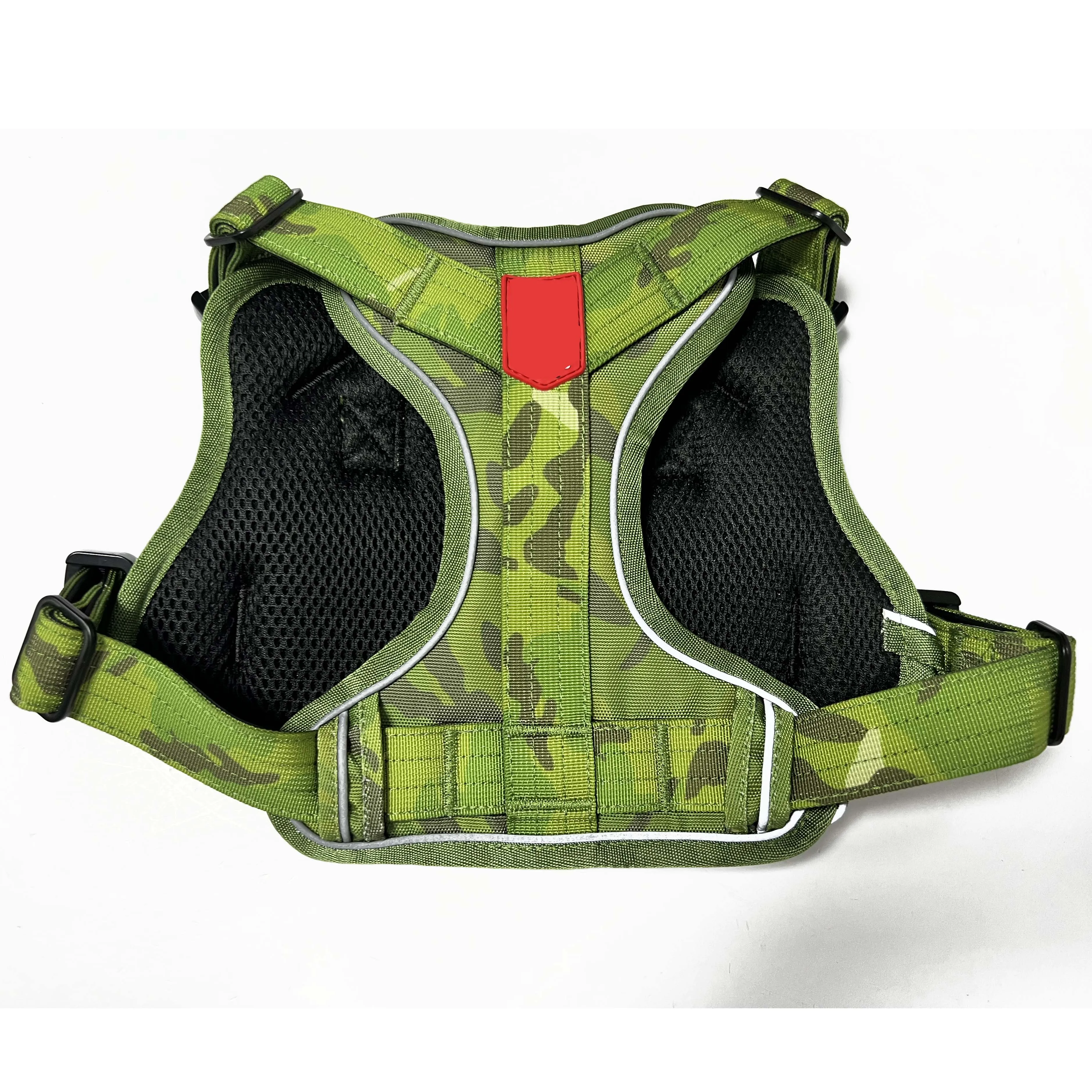 Metal Buckle No Pull Heavy Duty Tactical Dog Harness  Vest with Handle