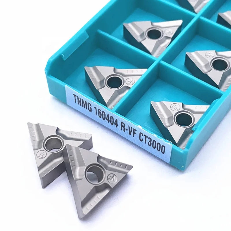 
New Original Taeguteci TNMG160404 R-VF CT3000 High Quality CNC Tool Carbide Insert For Steel TNMG 160404 R-VF CT3000 