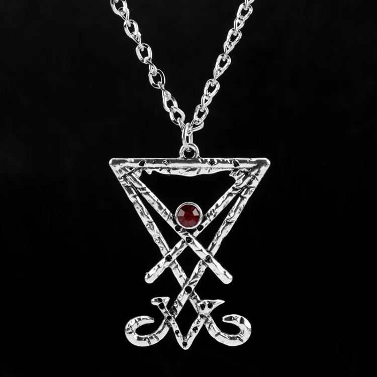 Hot TV Supernatural Lucifer Sigil Necklace for Women Men Accessories