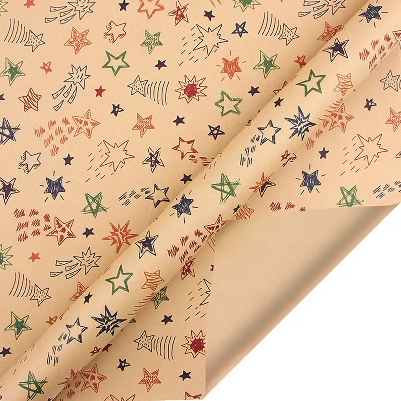 Christmas Gift Custom Wrapping Material Kraft Paper DIY Craft Paper Wrapping