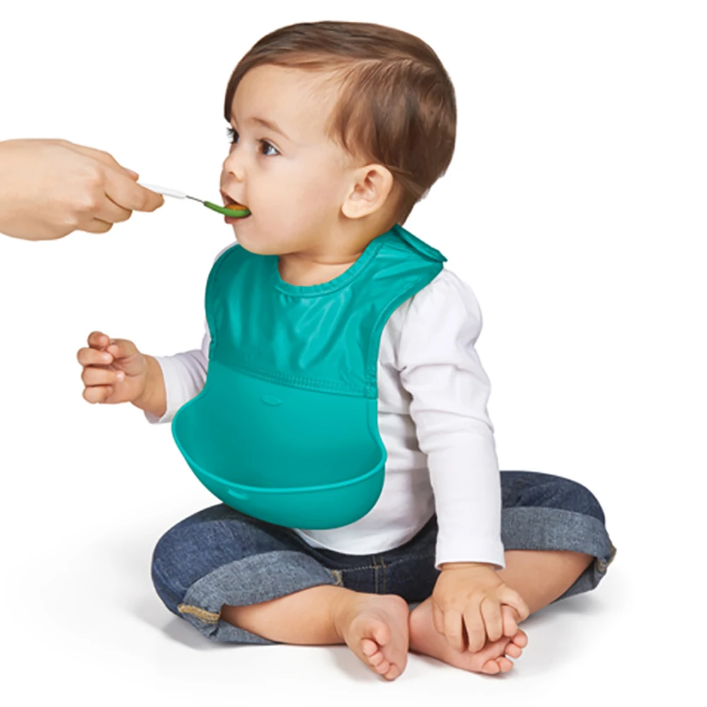 Hot Product Silicone Baby Bib With Food Catcher