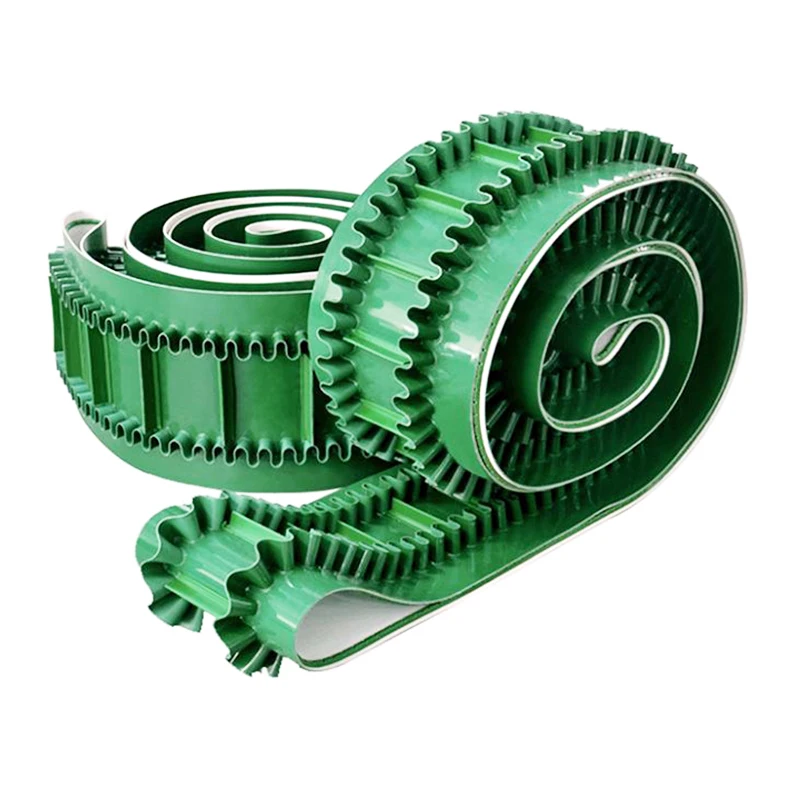 Annilte Cleats sidewall conveyor belt skirt rubber corrugated large angle conveyor belt for food machine