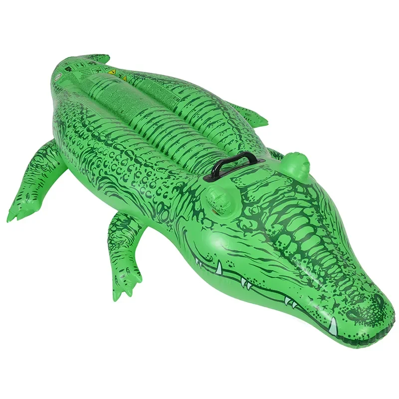 Kids animal toy inflatable crocodile ride on pool float