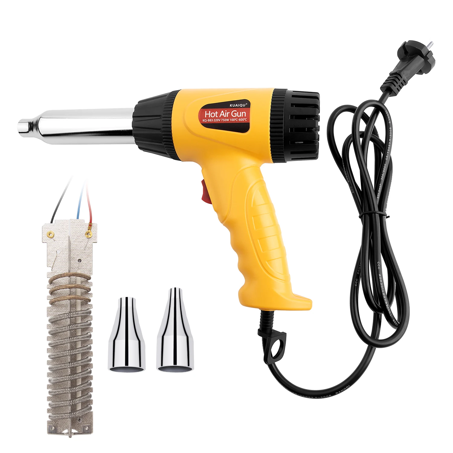 Customized Logo Portable 750w 220V Mobile Repair With Heating Core Tuyere Adjustable Electric Hot Air Gun Tools