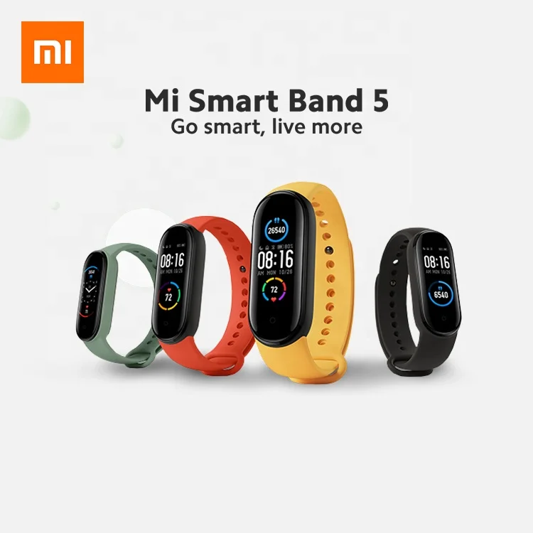 Глобальная версия Nfc Miband Xiomi Band5 bt 5 0 5ATM водонепроницаемый фитнес-браслет с AMOLED пульсометром и трекером Mi Band