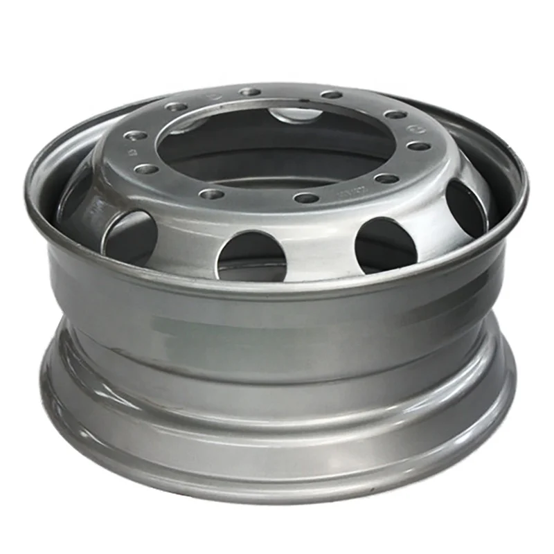 Popular Truck Tubeless 9.00x22.5 Steel Wheel Rim Equipped 12R22.5 Wheel Rims For Sale