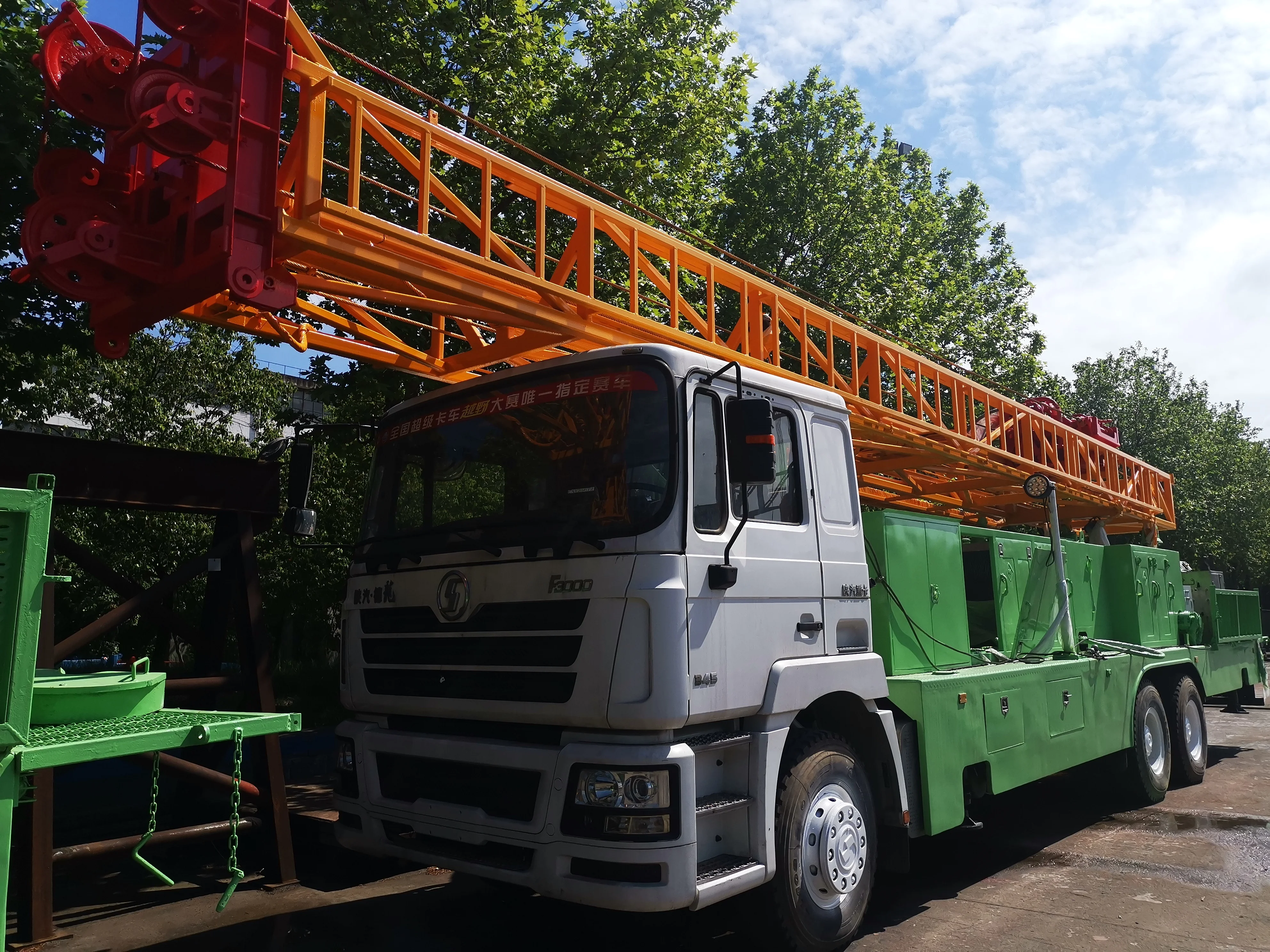 RG Truck mounted Full Hydraulic Mobile 600m Water Well Bore Hole Drilling Rig
