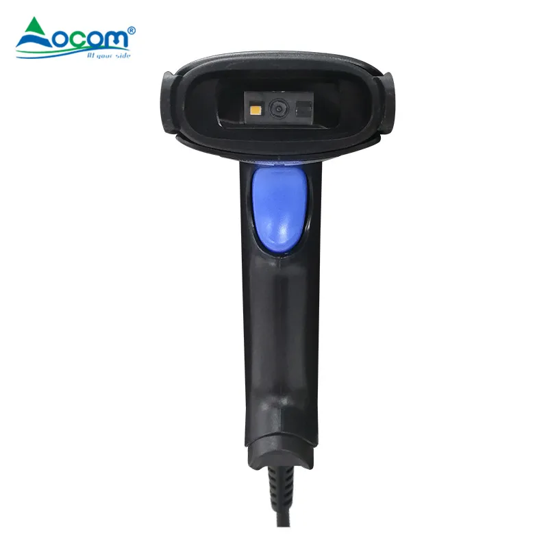 New Update OCBS-W217 Usb Handheld Omni-Directional Qr Code Scanner Cmos 1D 2D Barcode Scanner