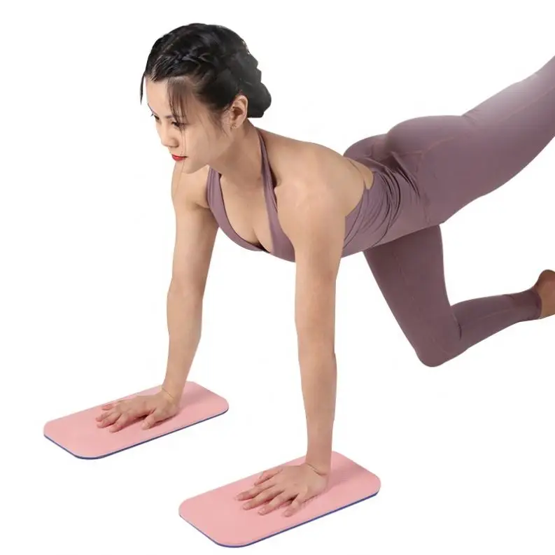 SANFAN Mini Lightweight Joint Support Knee Pad Sports Double Side Anti-slip Kneeling Pad Exercise Fitness TPE Small Yoga Mat