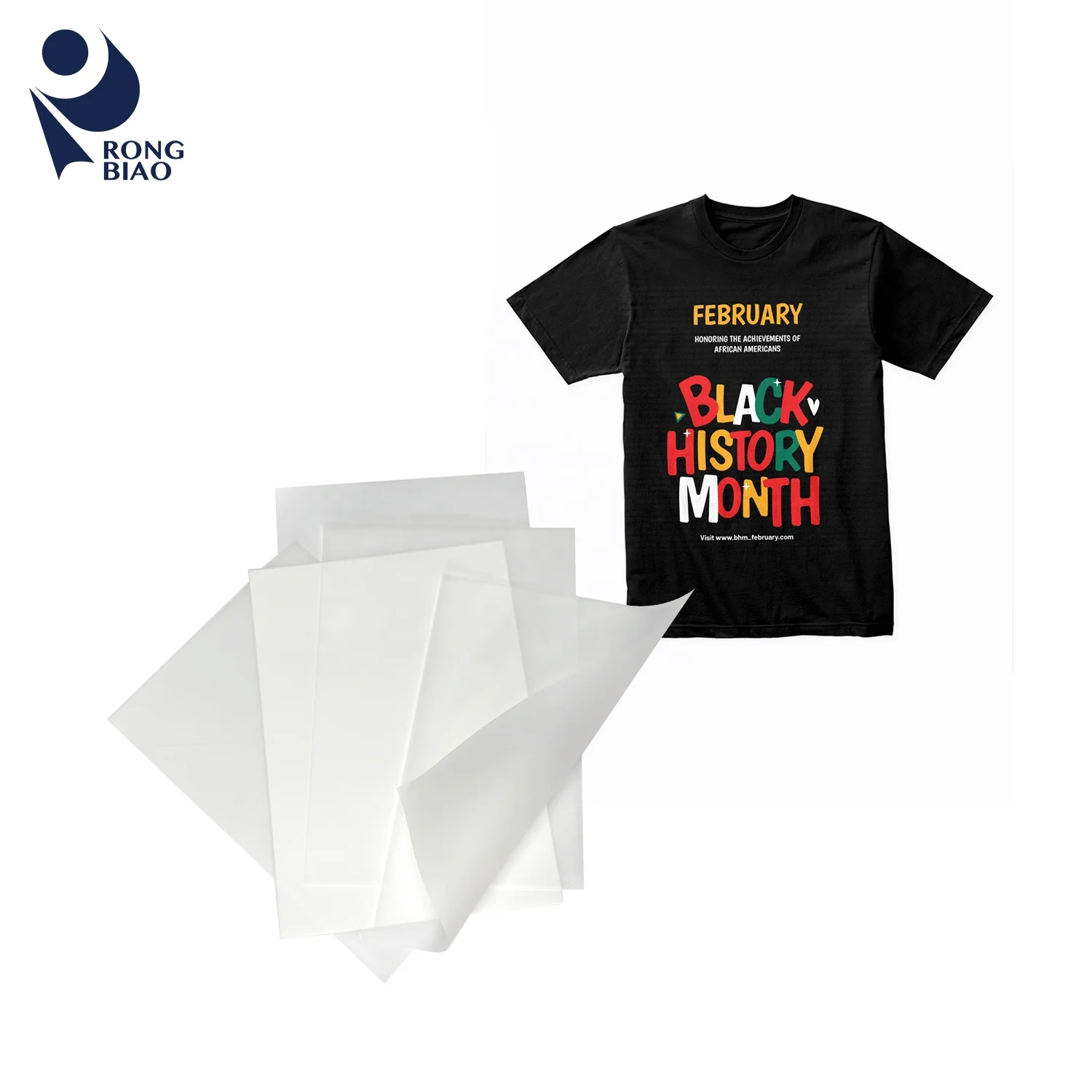 DTF heat transfer PET film hot peel paper a3 a4 DTF Film Sheet for DTF printer L1800 clothing printing