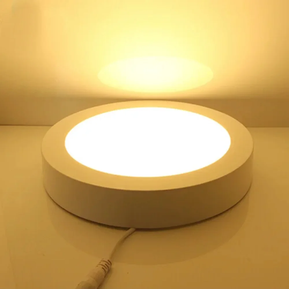 Wholesale Factory Price Indoor Aluminum Round White Trim Dimmable Surface Mounted Ceiling Pot Led Panel Light