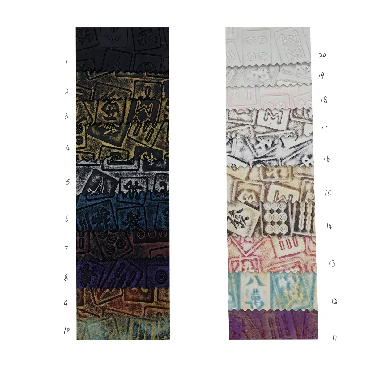 Transparent PVC Leather Vray Architectural Materials Printed PVC Bags Sofas Furniture Chairs Golf Car Decorative Waterproof