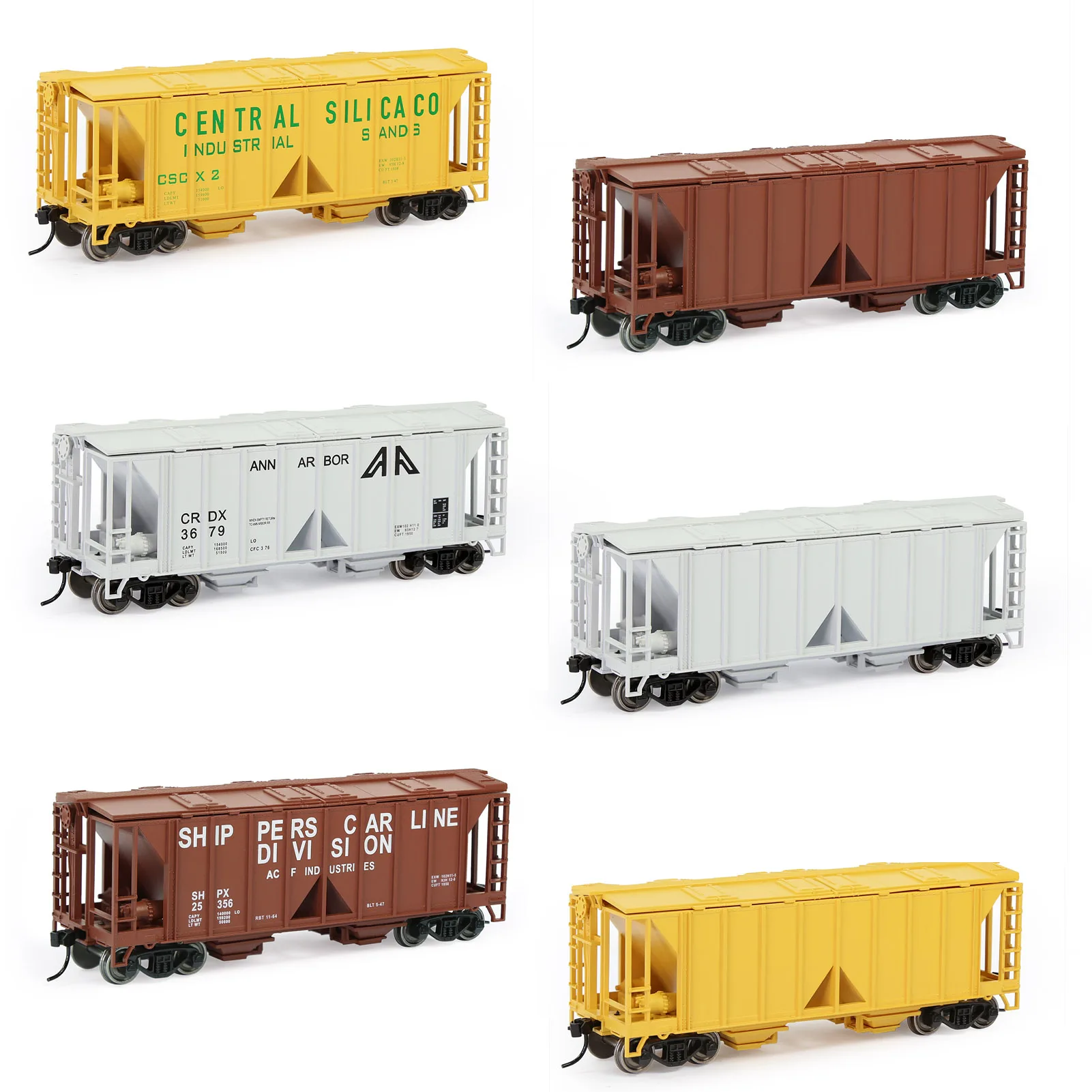 C8760 Model Railway Medium Coupler HO Scale 1:87 Train Boxcar Wagon Hopper Car