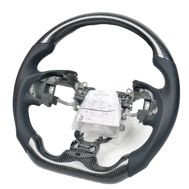 
Custom Car Steering Wheel For Honda 2012-2016 Civic LED Carbon fiber Steering Wheel 