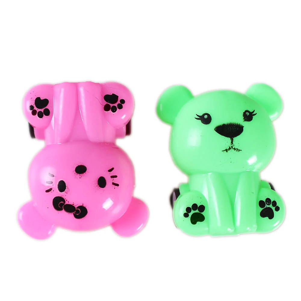 Hot Selling  Low Price Bear Shape  Pull back Plastic Mini Car Toy For Promotional Gift From Direct Toy Manufacturer