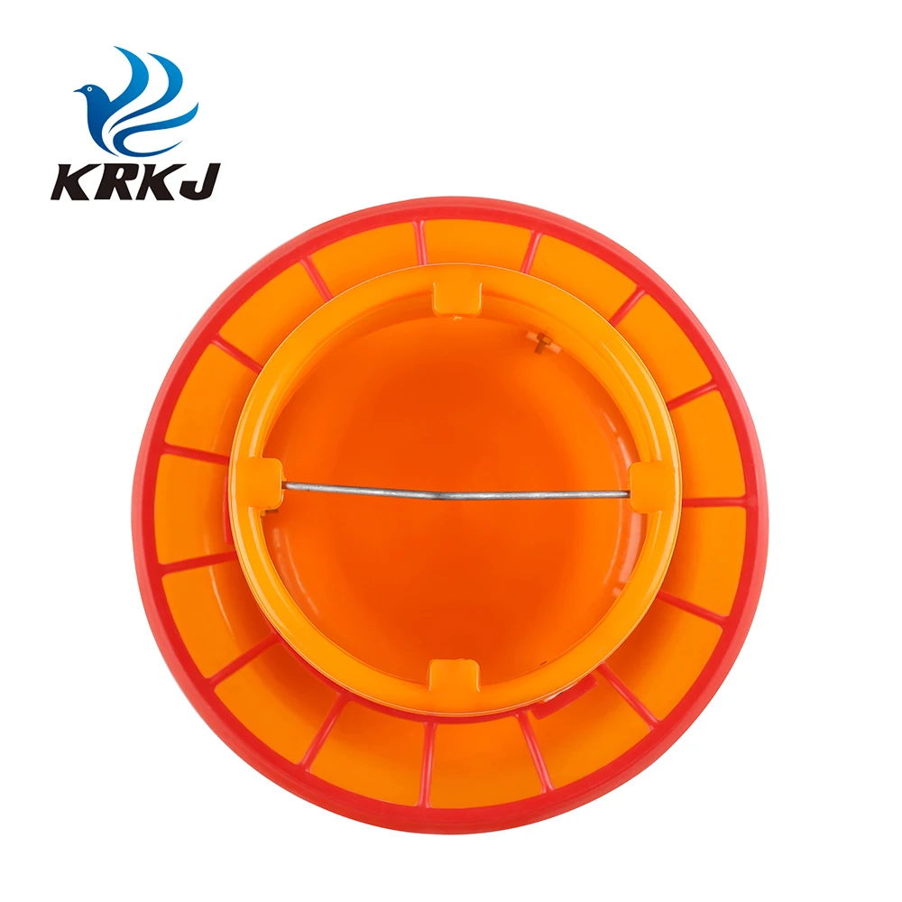 KD628T Anti-uv Thick Plastic Strong 3kg 6kg 10kg Chicken Automatic Feeder and Drinker Trough for Poultry