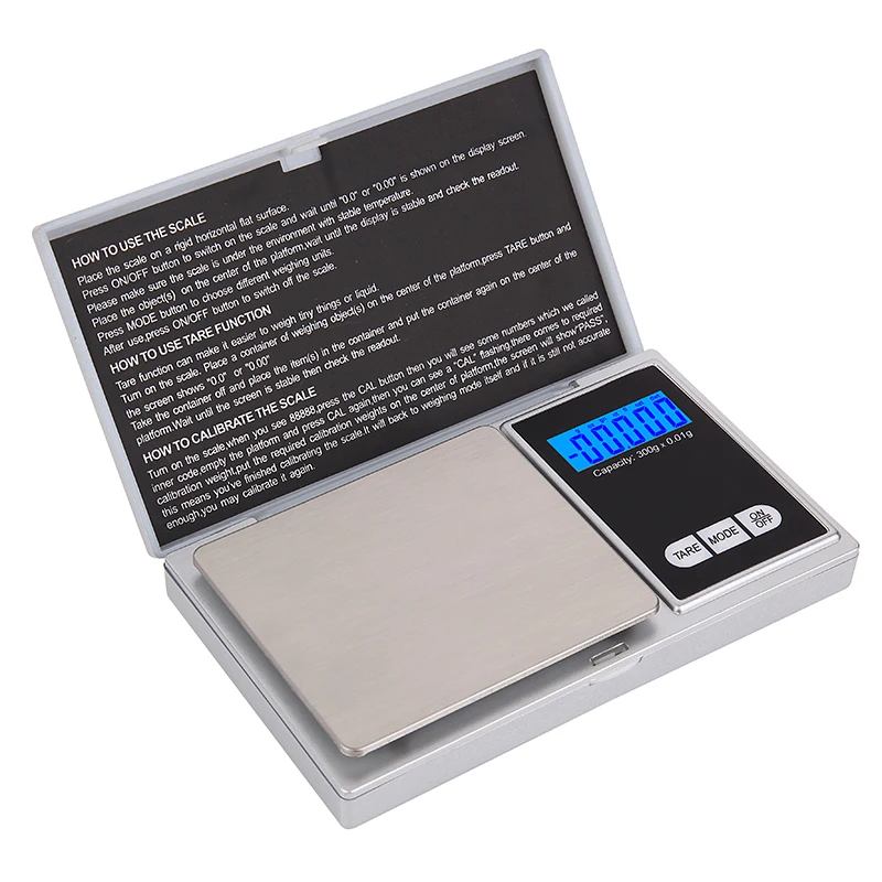 Mini Weighing Electronic Balance Scale 0.01 g Gold High Precision Household Jewelry Scale