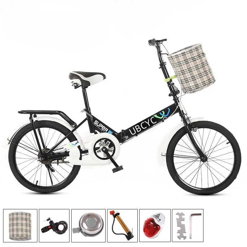 Manufacturers directly supply 20-inch folding bicycle variable speed  adult  6-speed folding bike with shock absorption