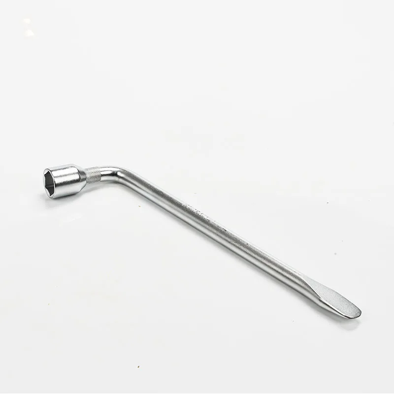 23 inches L Type Hexagon Slotted End Socket Lug Tire Wheel Wrench Repair Tool